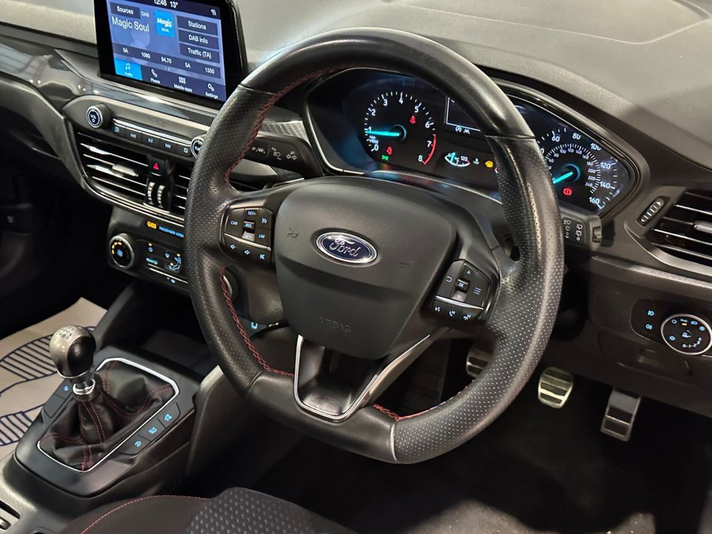USED 2019 68 FORD FOCUS 1.0T EcoBoost ST-Line Hatchback 5dr Petrol Manual Euro 6 (s/s) (125 ps) 