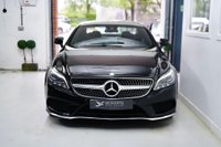 USED 2015 15 MERCEDES-BENZ CLS 2.1 CLS220 BlueTEC AMG Line Coupe 4dr Diesel G-Tronic+ Euro 6 (s/s) (177 ps) BLACK |BLACK | GREY AMG ALLOYS