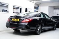 USED 2015 15 MERCEDES-BENZ CLS 2.1 CLS220 BlueTEC AMG Line Coupe 4dr Diesel G-Tronic+ Euro 6 (s/s) (177 ps) BLACK |BLACK | GREY AMG ALLOYS