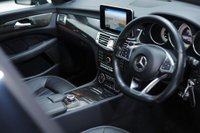 USED 2015 15 MERCEDES-BENZ CLS 2.1 CLS220 BlueTEC AMG Line Coupe 4dr Diesel G-Tronic+ Euro 6 (s/s) (177 ps) BLACK |BLACK | GREY AMG ALLOYS