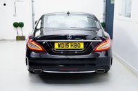 USED 2015 15 MERCEDES-BENZ CLS 2.1 CLS220 BlueTEC AMG Line Coupe 4dr Diesel G-Tronic+ Euro 6 (s/s) (177 ps) BLACK |BLACK | GREY AMG ALLOYS