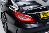 USED 2015 15 MERCEDES-BENZ CLS 2.1 CLS220 BlueTEC AMG Line Coupe 4dr Diesel G-Tronic+ Euro 6 (s/s) (177 ps) BLACK |BLACK | GREY AMG ALLOYS