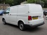 USED 2022 72 VOLKSWAGEN TRANSPORTER 2.0 TDI T32 Startline Panel Van 5dr Diesel Manual FWD SWB Euro 6 (s/s) (150 ps) 1 OWNER FROM NEW, VW DEALER & VW SPECIALIST SERVICE HISTORY, UPGRADE FRONT & REAR PARKING SENSORS, UPGRADE CRUISE CONTROL WITH SPEED LIMITER, 3200 KG GROSS VEHICLE WEIGHT RATING WITH REINFORCED 16-INCH STEEL WHEELS, APPLE CARPLAY / ANDROID AUTO (GIVES YOU SAT NAV), BLUETOOTH, DAB RADIO, 2x USB C PORTS, TRIP COMPUTER, ELECTRIC WINDOWS, ELECTRIC HEATED MIRRORS, REMOTE CENTRAL LOCKING, CLOTH INTERIOR, 3x 3 POINT SEAT BELTS, PLY LINED, MANUAL 6 SPEED GEARBOX, START STOP, VAT QUALIFYING, EURO 6