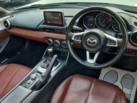 USED 2018 62 MAZDA MX 5 2.0 Sport Nav Convertible 2dr Auto ** Sat Nav ** Heated Seats ** Tan Leather Upgrade **