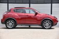 USED 2015 15 NISSAN JUKE 1.6 Tekna SUV 5dr Petrol XTRON Euro 6 (117 ps) 1 Owner from New | Panoramic Roof | 2 Keys | Full Service History | Full Black Leather Interior | 360 Camera | Satellite Navigation | Heated Seats | ULEZ Free | DAB Digital Radio | Park Assist | 17" Alloy Wheels | Privacy Glass | Bluetooth Connectivity | MOT Valid (22/06/2026)