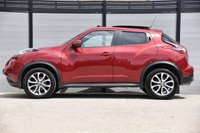 USED 2015 15 NISSAN JUKE 1.6 Tekna SUV 5dr Petrol XTRON Euro 6 (117 ps) 1 Owner from New | Panoramic Roof | 2 Keys | Full Service History | Full Black Leather Interior | 360 Camera | Satellite Navigation | Heated Seats | ULEZ Free | DAB Digital Radio | Park Assist | 17" Alloy Wheels | Privacy Glass | Bluetooth Connectivity | MOT Valid (22/06/2026)