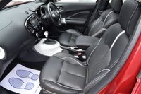 USED 2015 15 NISSAN JUKE 1.6 Tekna SUV 5dr Petrol XTRON Euro 6 (117 ps) 1 Owner from New | Panoramic Roof | 2 Keys | Full Service History | Full Black Leather Interior | 360 Camera | Satellite Navigation | Heated Seats | ULEZ Free | DAB Digital Radio | Park Assist | 17" Alloy Wheels | Privacy Glass | Bluetooth Connectivity | MOT Valid (22/06/2026)