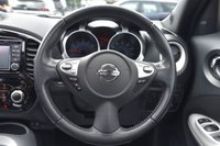USED 2015 15 NISSAN JUKE 1.6 Tekna SUV 5dr Petrol XTRON Euro 6 (117 ps) 1 Owner from New | Panoramic Roof | 2 Keys | Full Service History | Full Black Leather Interior | 360 Camera | Satellite Navigation | Heated Seats | ULEZ Free | DAB Digital Radio | Park Assist | 17" Alloy Wheels | Privacy Glass | Bluetooth Connectivity | MOT Valid (22/06/2026)