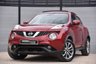 USED 2015 15 NISSAN JUKE 1.6 Tekna SUV 5dr Petrol XTRON Euro 6 (117 ps) 1 Owner from New | Panoramic Roof | 2 Keys | Full Service History | Full Black Leather Interior | 360 Camera | Satellite Navigation | Heated Seats | ULEZ Free | DAB Digital Radio | Park Assist | 17" Alloy Wheels | Privacy Glass | Bluetooth Connectivity | MOT Valid (22/06/2026)