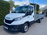 USED 2023 72 IVECO DAILY 35S14 3450 WB SRW LWB 13ft DROPSIDE 2.3 HDI 140BHP Fitted With Good Quality LWB 13ft Dropside Body With Safety Rails, Work Lights, Roof Beacon & Tow Pack!