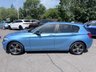 USED 2018 BMW 1 SERIES Blue 1.5 116d Sport hatchback, 83,000 miles, Euro 6, 6-speed manual, 17in alloys, Sat nav, Bluetooth, Air Conditioning, Rear sensors and much more! This 2018 BMW 1 Series 116d Sport is a Euro 6 compliant vehicle, offering an efficient 1.5L diesel engine. This Sport trim model comes equipped with stylish Dark Chrome exhaust tailpipes, enhancing its sporty appearance. For convenience and connectivity, it features Bluetooth hands free with USB audio interface, allowing for seamless music streaming and call handling. Driving in varied conditions is made easier with the rain sensor and automatic headlight activation, ensuring optimal visibility.