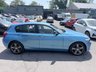 USED 2018 BMW 1 SERIES Blue 1.5 116d Sport hatchback, 83,000 miles, Euro 6, 6-speed manual, 17in alloys, Sat nav, Bluetooth, Air Conditioning, Rear sensors and much more! This 2018 BMW 1 Series 116d Sport is a Euro 6 compliant vehicle, offering an efficient 1.5L diesel engine. This Sport trim model comes equipped with stylish Dark Chrome exhaust tailpipes, enhancing its sporty appearance. For convenience and connectivity, it features Bluetooth hands free with USB audio interface, allowing for seamless music streaming and call handling. Driving in varied conditions is made easier with the rain sensor and automatic headlight activation, ensuring optimal visibility.