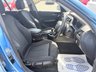 USED 2018 BMW 1 SERIES Blue 1.5 116d Sport hatchback, 83,000 miles, Euro 6, 6-speed manual, 17in alloys, Sat nav, Bluetooth, Air Conditioning, Rear sensors and much more! This 2018 BMW 1 Series 116d Sport is a Euro 6 compliant vehicle, offering an efficient 1.5L diesel engine. This Sport trim model comes equipped with stylish Dark Chrome exhaust tailpipes, enhancing its sporty appearance. For convenience and connectivity, it features Bluetooth hands free with USB audio interface, allowing for seamless music streaming and call handling. Driving in varied conditions is made easier with the rain sensor and automatic headlight activation, ensuring optimal visibility.