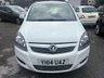 USED 2014 14 VAUXHALL ZAFIRA 1.8 16V Exclusiv MPV 5dr Petrol Manual Euro 5 (120 ps) 