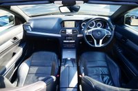 USED 2014 14 MERCEDES-BENZ E-CLASS 2.1 E220 CDI AMG Sport Cabriolet 2dr Diesel G-Tronic+ Euro 5 (s/s) (170 ps) OBSIDIAN BLACK METALLIC PAINTWORK + HEATED SEATS + PARKING SENSORS + DAB + NAV