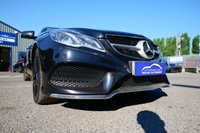 USED 2014 14 MERCEDES-BENZ E-CLASS 2.1 E220 CDI AMG Sport Cabriolet 2dr Diesel G-Tronic+ Euro 5 (s/s) (170 ps) OBSIDIAN BLACK METALLIC PAINTWORK + HEATED SEATS + PARKING SENSORS + DAB + NAV