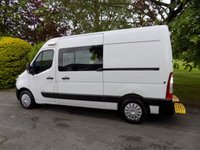 USED 2019 19 VAUXHALL MOVANO Crew Mess Van, Rear Seats, Heater, Only 83K Miles, Air Con 