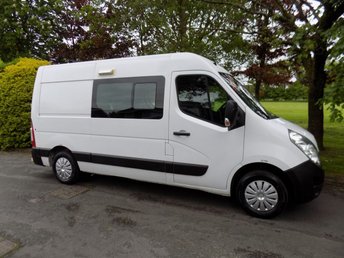 2019 VAUXHALL MOVANO Crew Mess Van, Rear Seats, Heater, Only 83K Miles, Air Con &pound;9995.00