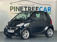 USED 2014 14 SMART FORTWO 1.0 MHD Edition21 Coupe 2dr Petrol SoftTouch Euro 5 (s/s) (71 bhp) 