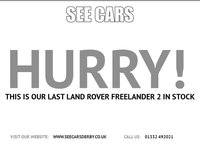 USED 2010 10 LAND ROVER FREELANDER 2 2.2 TD4 XS SUV 5dr Diesel Auto 4WD Euro 4 (160 ps) BLUETOOTH, CRUISE, 12m MOT INCLUDED