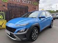 USED 2022 72 HYUNDAI KONA 1.6 h-GDi Premium SUV 5dr Petrol Hybrid DCT Euro 6 (s/s) (141 ps) Hyundai Warranty until 24/10/2027