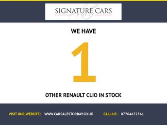 2016 RENAULT CLIO 0.9 TCe Dynamique S Nav Hatchback 5dr Petrol Manual Euro 6 (s/s) (90 ps) &pound;6795.00