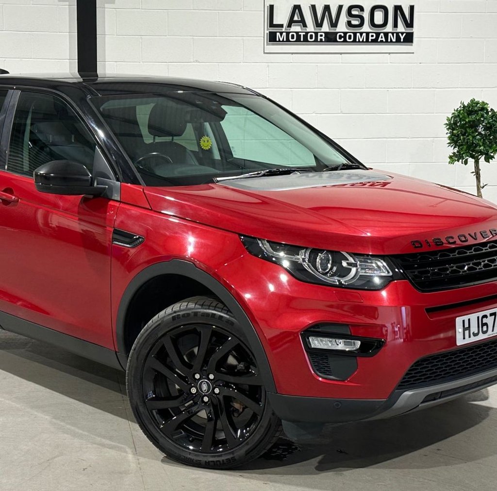 USED 2017 67 LAND ROVER DISCOVERY SPORT 2.0 TD4 HSE Black SUV 5dr Diesel Auto 4WD Euro 6 (s/s) (180 ps) 