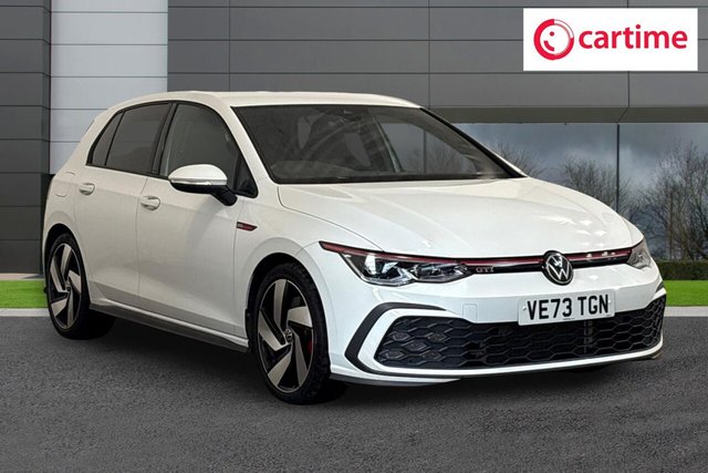 View our Volkswagen Golf 2.0 TSI GTI Hatchback 5dr Petrol DSG Euro 6 (s/s) (245 ps) Front / Rear Parking Sensors, App-Connect, GTI styling Pack, Discover Navigation, Heated Steering Wheel