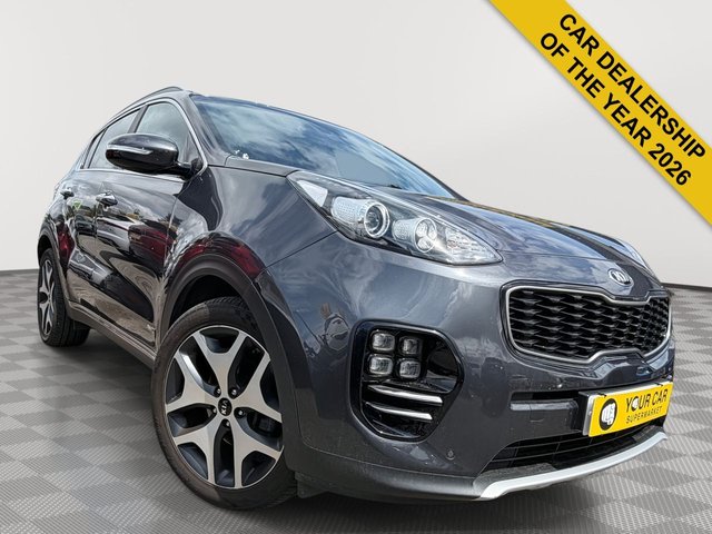 2016 16 KIA SPORTAGE 1.6 T-GDi GT-Line SUV 5dr Petrol DCT AWD Euro 6 (174 bhp) Heated Seats, Bluetooth