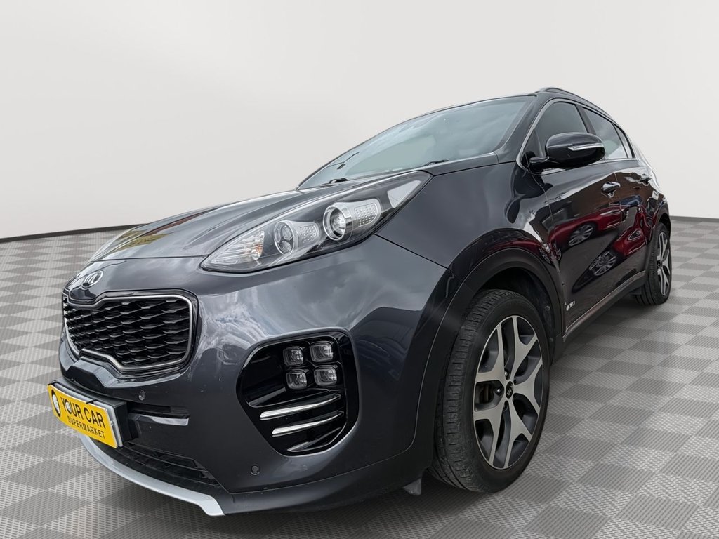 USED 2016 16 KIA SPORTAGE 1.6 T-GDi GT-Line SUV 5dr Petrol DCT AWD Euro 6 (174 bhp) Heated Seats, Bluetooth