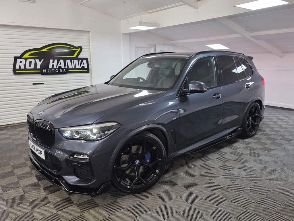 USED 2021 21 BMW X5 3.0 30d MHT M Sport SUV 5dr Diesel Hybrid Auto xDrive Euro 6 (s/s) (286 ps) SatNav - Sensors & Camera