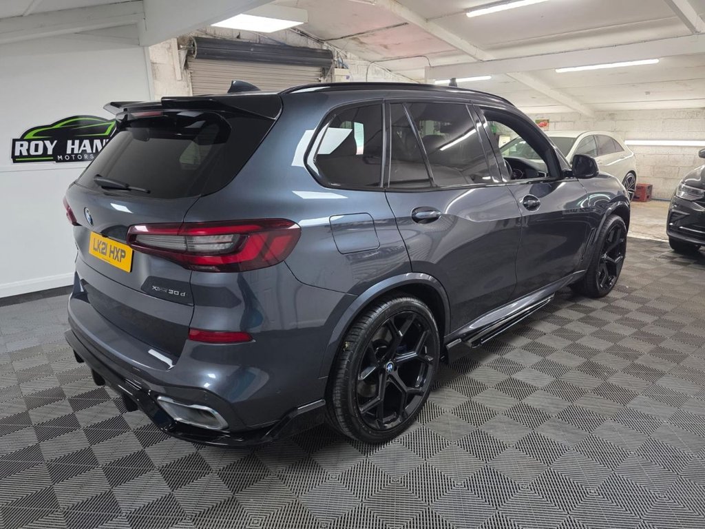 USED 2021 21 BMW X5 3.0 30d MHT M Sport SUV 5dr Diesel Hybrid Auto xDrive Euro 6 (s/s) (286 ps) SatNav - Sensors & Camera
