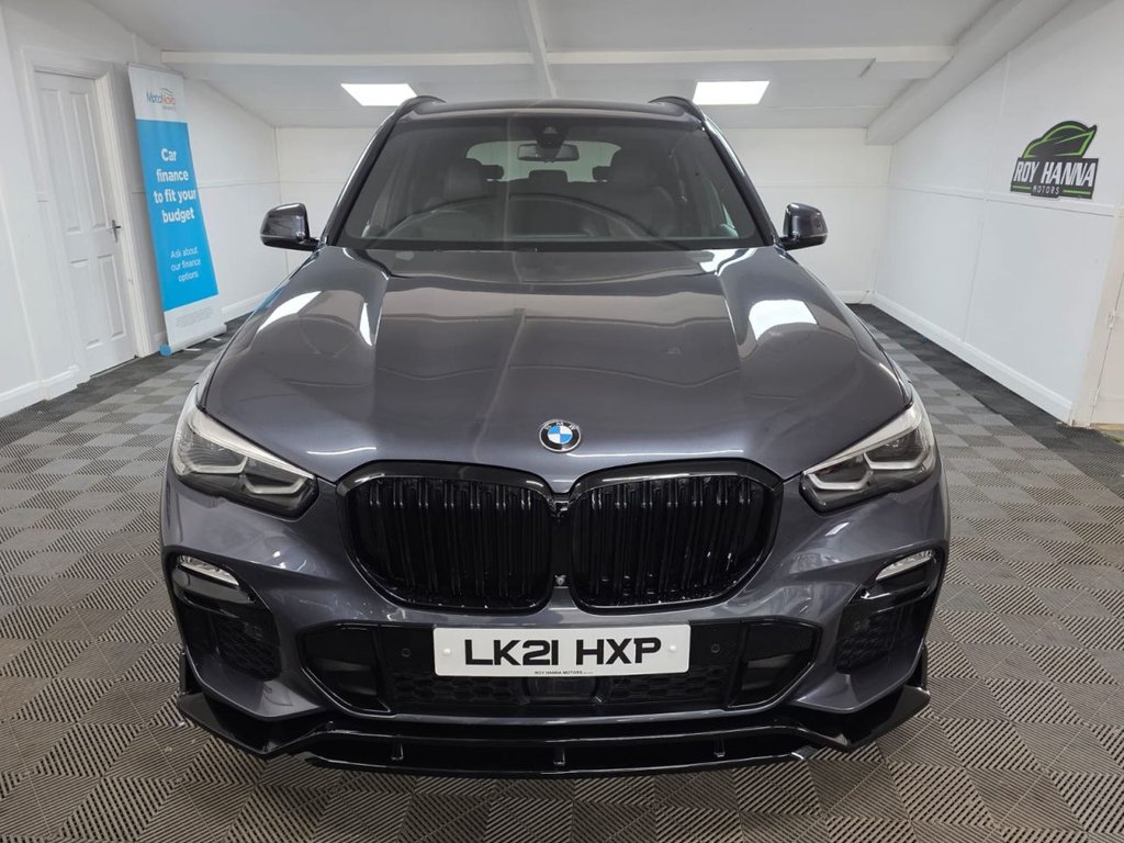 USED 2021 21 BMW X5 3.0 30d MHT M Sport SUV 5dr Diesel Hybrid Auto xDrive Euro 6 (s/s) (286 ps) SatNav - Sensors & Camera