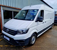 USED 2021 71 VOLKSWAGEN CRAFTER 2.0 TDI CR35 Startline Panel Van 5dr Diesel Manual FWD LWB High Roof Euro 6 (s/s) (140 ps) AIR CON,, LWB, REVERSING CAMERA