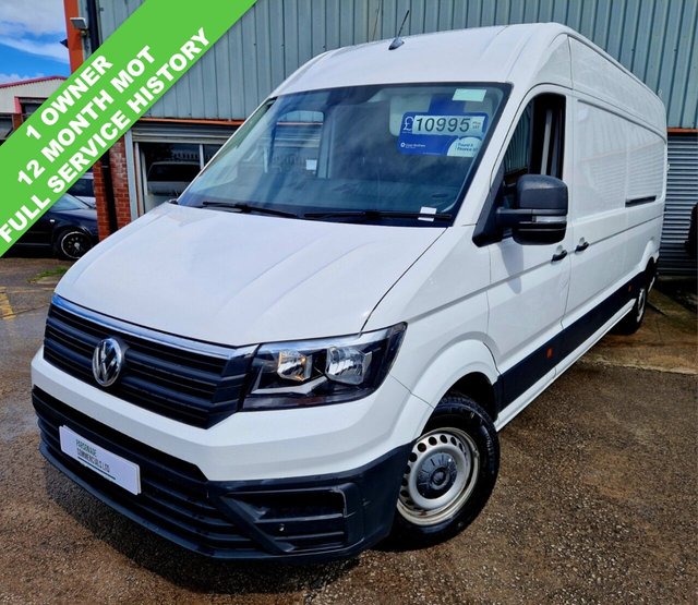 View our Volkswagen Crafter 2.0 TDI CR35 Startline Panel Van 5dr Diesel Manual FWD LWB High Roof Euro 6 (s/s) (140 ps)