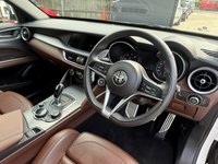 USED 2018 68 ALFA ROMEO STELVIO 2.2 TD Milano Edizione SUV 5dr Diesel Auto Q4 AWD Euro 6 (s/s) (210 ps) .MOCHA LEATHER..