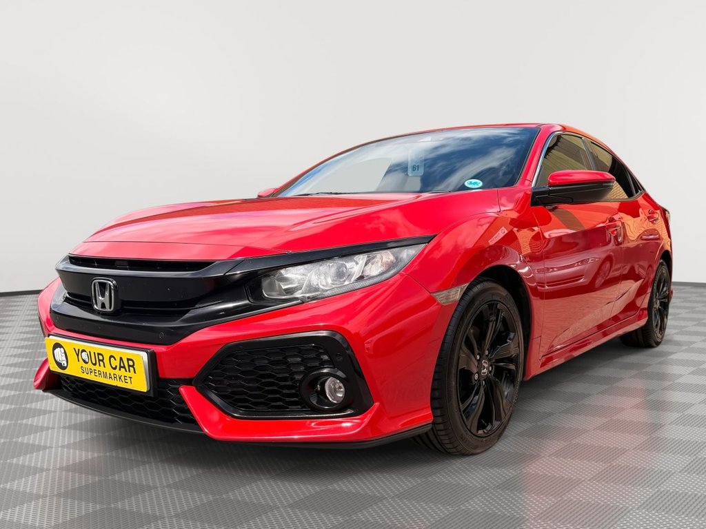 USED 2019 19 HONDA CIVIC 1.6 i-DTEC SR Hatchback 5dr Diesel Manual Euro 6 (s/s) (120 ps) Sat Nav, Rear Camera