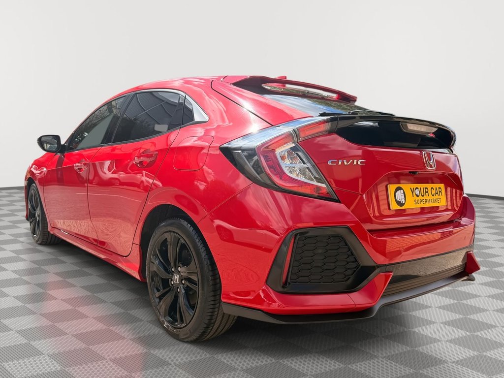 USED 2019 19 HONDA CIVIC 1.6 i-DTEC SR Hatchback 5dr Diesel Manual Euro 6 (s/s) (120 ps) Sat Nav, Rear Camera