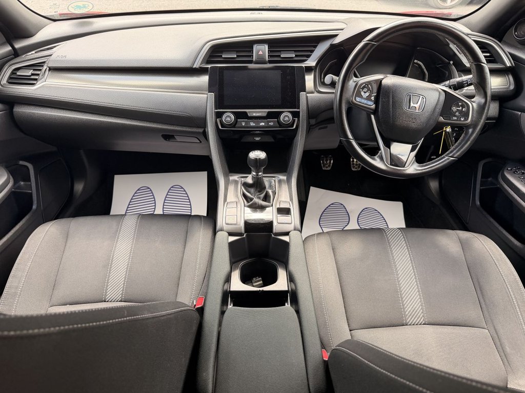 USED 2019 19 HONDA CIVIC 1.6 i-DTEC SR Hatchback 5dr Diesel Manual Euro 6 (s/s) (120 ps) Sat Nav, Rear Camera