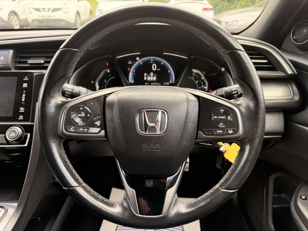USED 2019 19 HONDA CIVIC 1.6 i-DTEC SR Hatchback 5dr Diesel Manual Euro 6 (s/s) (120 ps) Sat Nav, Rear Camera