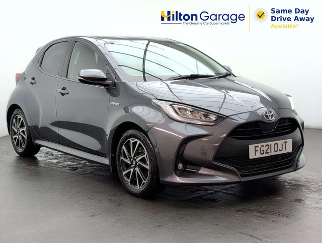 USED 2021 21 TOYOTA YARIS 1.5 Yaris Design HEV CVT 5dr CLICK+COLLECT / HOME DELIVERY