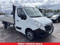 USED 2015 15 VAUXHALL MOVANO 2.3 CDTi 3500 Dropside 2dr Diesel Manual FWD L3 Euro 5 (125 ps) 1 OWNER 20K FSH FREE WARRANTY