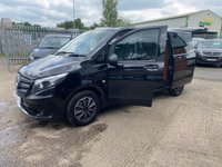USED 2021 21 MERCEDES-BENZ VITO CREW CAB 5 SEATER VAN 114 2.0 CDI AUTO G-Tronic RWD L2 EURO 6 (LWB) (136bhp) 6 MNTH WARRANTY, FULL MOT, JUST BEEN SERVICED @ 75k MILES