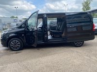 USED 2021 21 MERCEDES-BENZ VITO CREW CAB 5 SEATER VAN 114 2.0 CDI AUTO G-Tronic RWD L2 EURO 6 (LWB) (136bhp) 6 MNTH WARRANTY, FULL MOT, JUST BEEN SERVICED @ 75k MILES