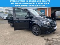 USED 2021 21 MERCEDES-BENZ VITO CREW CAB 5 SEATER VAN 114 2.0 CDI AUTO G-Tronic RWD L2 EURO 6 (LWB) (136bhp) 6 MNTH WARRANTY, FULL MOT, JUST BEEN SERVICED @ 75k MILES
