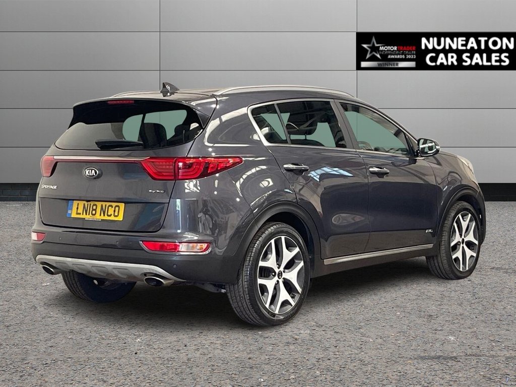 USED 2018 18 KIA SPORTAGE 1.6 T-GDi GT-Line SUV 5dr Petrol DCT AWD Euro 6 (174 bhp) 