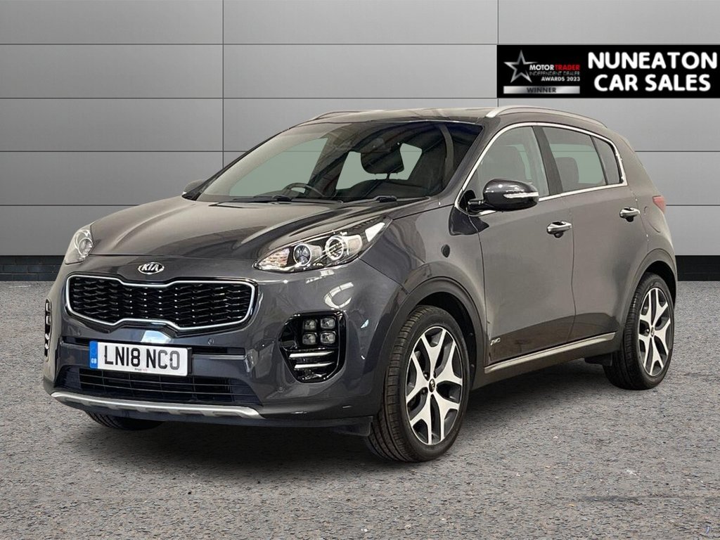 USED 2018 18 KIA SPORTAGE 1.6 T-GDi GT-Line SUV 5dr Petrol DCT AWD Euro 6 (174 bhp) 