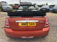USED 2011 61 MINI CONVERTIBLE 1.6 Cooper D Convertible 2dr Diesel Manual Euro 5 (s/s) (112 ps) LOW MILEAGE &pound;20 ROAD TAX, HUGE SPEC