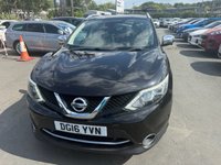 USED 2016 16 NISSAN QASHQAI 1.6 Petrol (DIG-T), Tekna Edition, 5 Door, SUV, Manual, 2WD, Euro 6. FULL 12 MONTH MOT WITH EVERY CAR