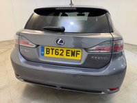 USED 2012 62 LEXUS CT 1.8 200h SE-L Hatchback 5dr Petrol Hybrid CVT Euro 5 (s/s) (136 ps) 13 Stamp Main Agent History